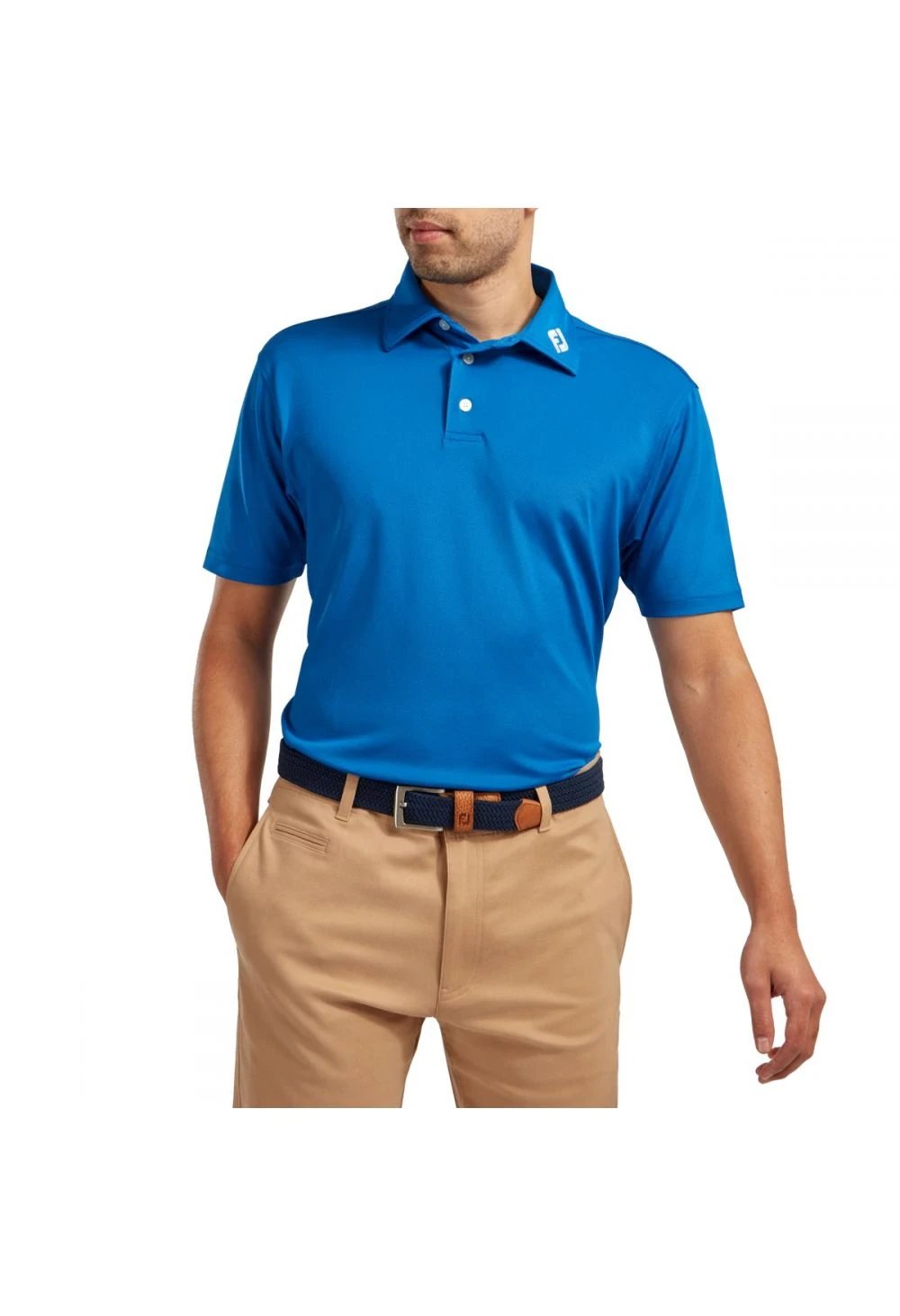 FootJoy Stretch Pique Solid Golf Polo Shirt 91817 - Image 2