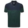 Footjoy Breton Stripe Pique Golf Polo Shirt 88792