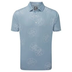Footjoy Jungle Leaf Print Golf Polo Shirt 88785